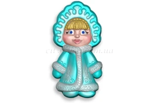 Форма пластиковая "Снегурочка":Формы пластиковые для мыла | https://city-soap.com.ua