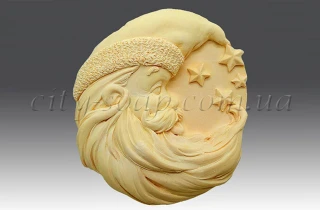 Форма для мыла люкс "Санта и звезды":Силиконовые формы для мыла Люкс | https://city-soap.com.ua