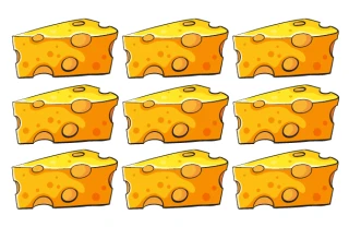 Набор картинок "9 кусочков сыра":Наборы | https://city-soap.com.ua