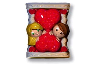Форма пластикова "Love is":Форми пластикові для мила | https://city-soap.com.ua