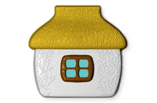 Форма пластиковая "Українська хатинка":Формы пластиковые для мыла | https://city-soap.com.ua