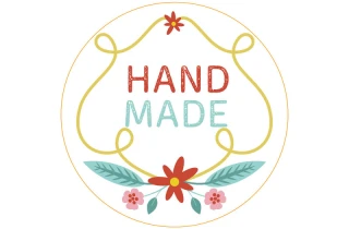 Наклейка "Hade Made" 11036:Наклейки | https://city-soap.com.ua