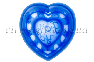 Форма силиконовая "Сердце For you":Формы силиконовые для мыла | https://city-soap.com.ua