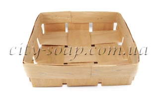 Корзинка квадратная:Корзинки из шпона | https://city-soap.com.ua